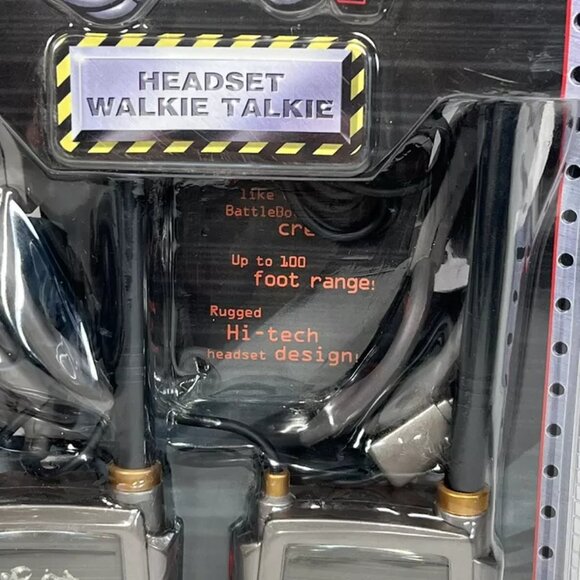 BattleBots Walkie Talkie Headset Play Set 2001 Hasbro Tiger Electronics NIP - Picture 3 of 13